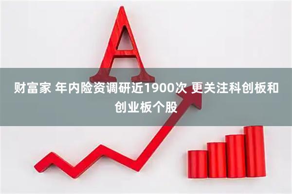 财富家 年内险资调研近1900次 更关注科创板和创业板个股