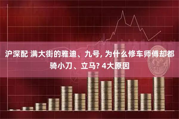 沪深配 满大街的雅迪、九号, 为什么修车师傅却都骑小刀、立马? 4大原因