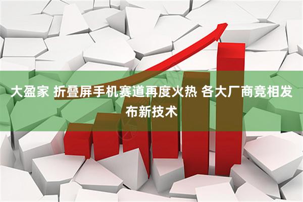 大盈家 折叠屏手机赛道再度火热 各大厂商竞相发布新技术